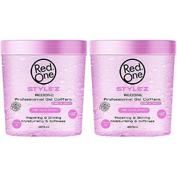 Redone Curl & Wavy Styling Gel | Adds Body and Shine to all Styles | Moisturizes and Maintains Healthy Hair | Strong, Weightless Hold | Ideal for any Hair Type and Color | Leaves No Residue 483ml - Image 2
